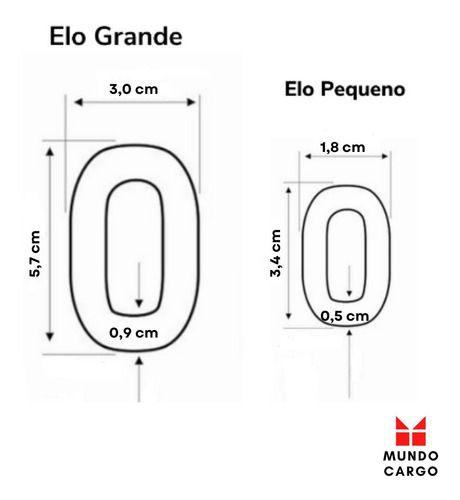 Imagem de Corrente Plástica Para Calhas Isolamento de Áreas Elo G - 100m