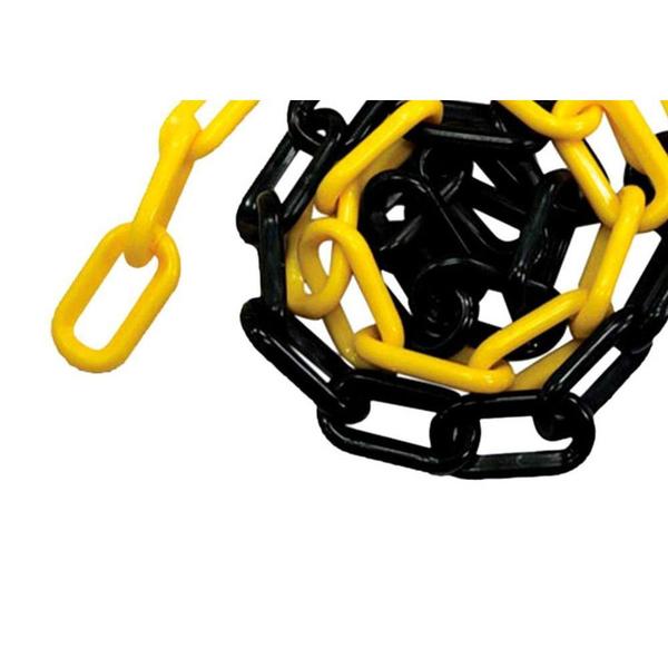 Corrente Pvc Delta Pq Ama/Pta 50Mt - pro safety/cone Imagem de Corrente Pvc Delta Pq Ama/Pta 50Mt