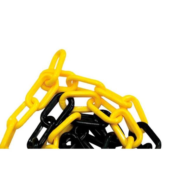 Corrente Pvc Delta Pq Ama/Pta 50Mt - pro safety/cone Imagem de Corrente Pvc Delta Pq Ama/Pta 50Mt