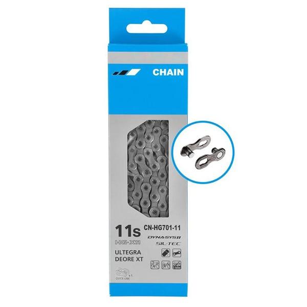 Imagem de Corrente Shimano 11 Velocidades HG701/HG601/HG901/R7000/M7000/5800 - 116 Links - MTB e Road