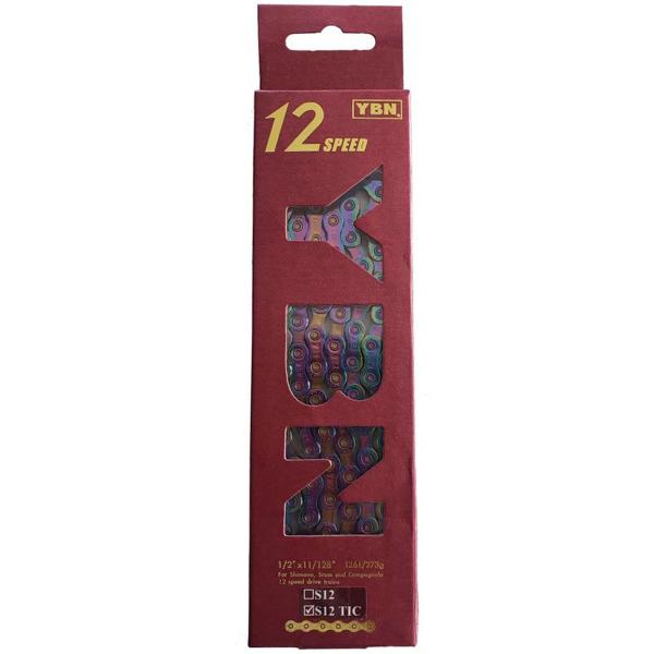 Corrente yaban ybn s12 tic 126 elos 12 vel. rainbow Imagem de Corrente yaban ybn s12 tic 126 elos 12 vel. rainbow