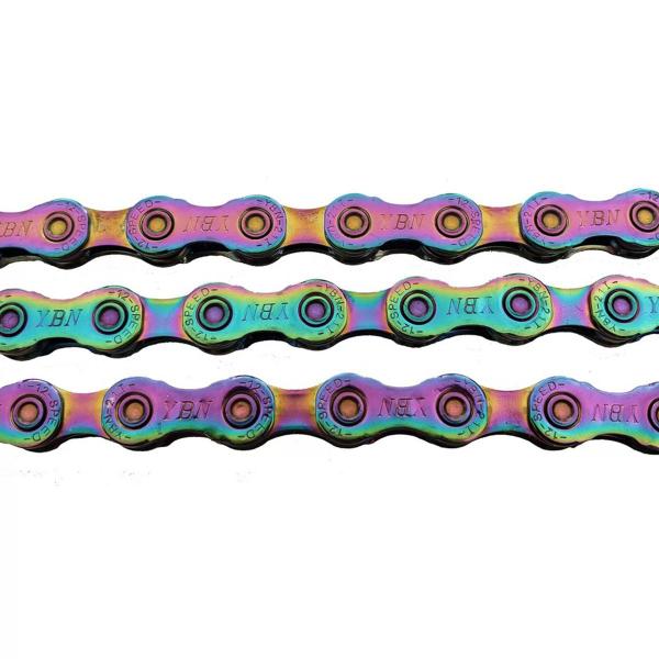 Corrente yaban ybn s12 tic 126 elos 12 vel. rainbow Imagem de Corrente yaban ybn s12 tic 126 elos 12 vel. rainbow