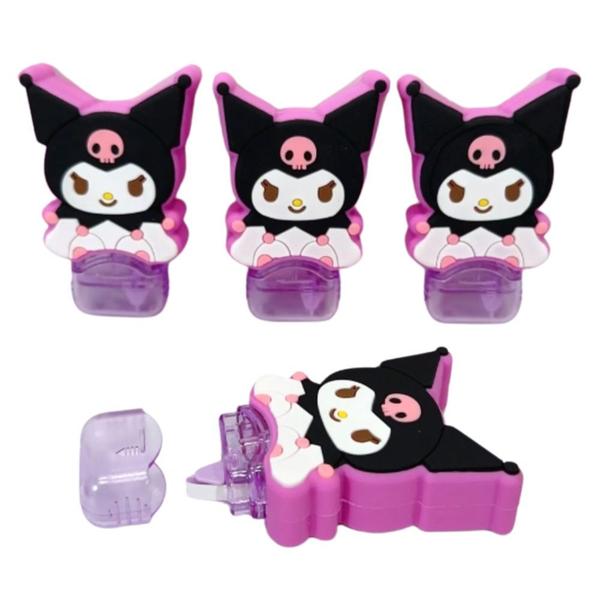 Imagem de Corretivo em Fita Hello Kitty e Kuromi Super Fofo  Delicado  Escolar  Kwaii