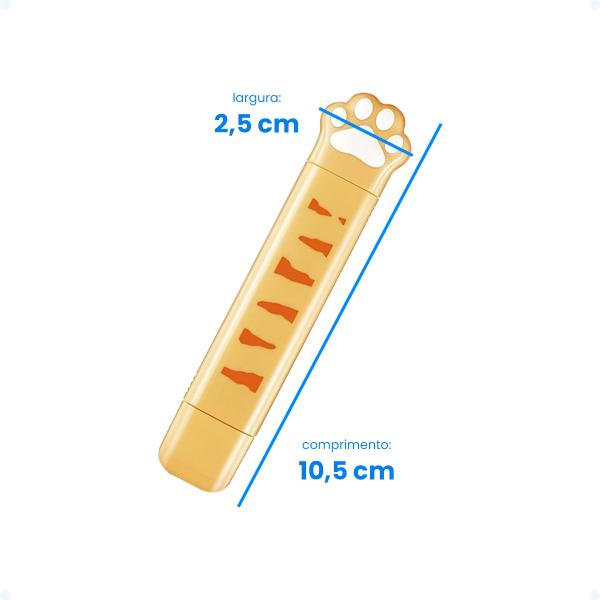 Imagem de Corretivo Escolar E Cola Em Fita 2 Em 1 Branquinho Gatinho