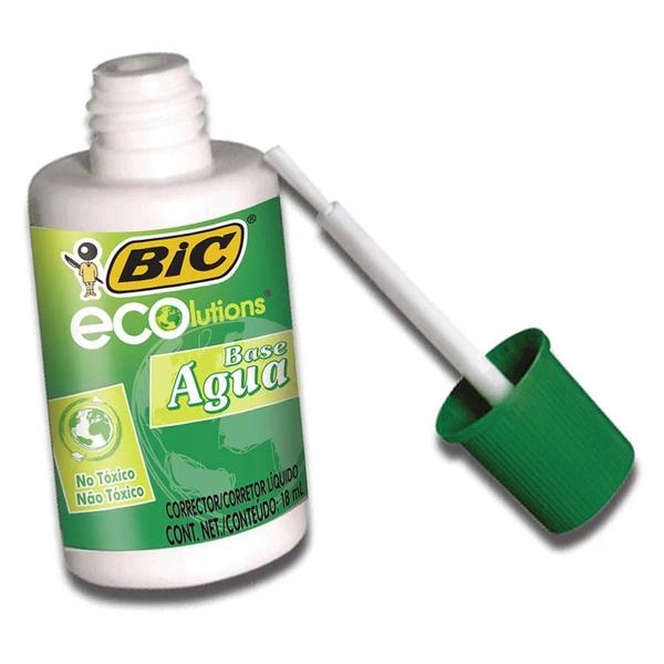 Imagem de Corretivo Líquido Bic Base Água 18ml Ecológico Branco