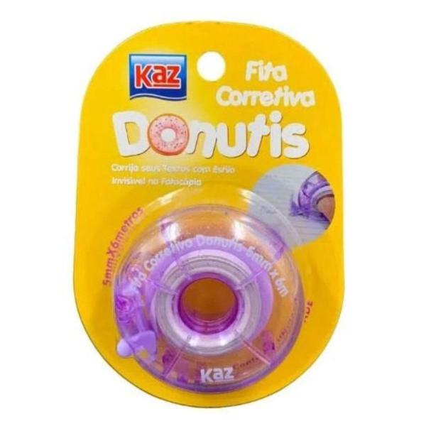 Imagem de Corretivo roller donutis - 5mmx6m - lilas - kz823li - kaz