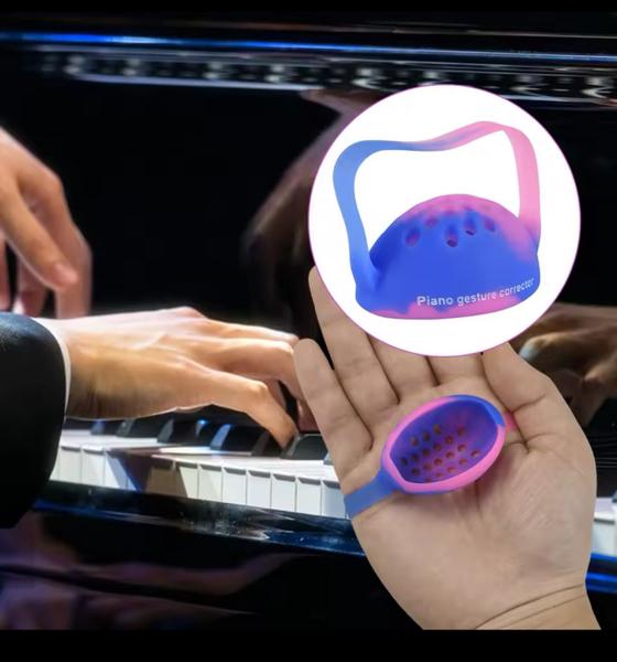 Imagem de Corretor De Silicone Para Mãos Para Piano