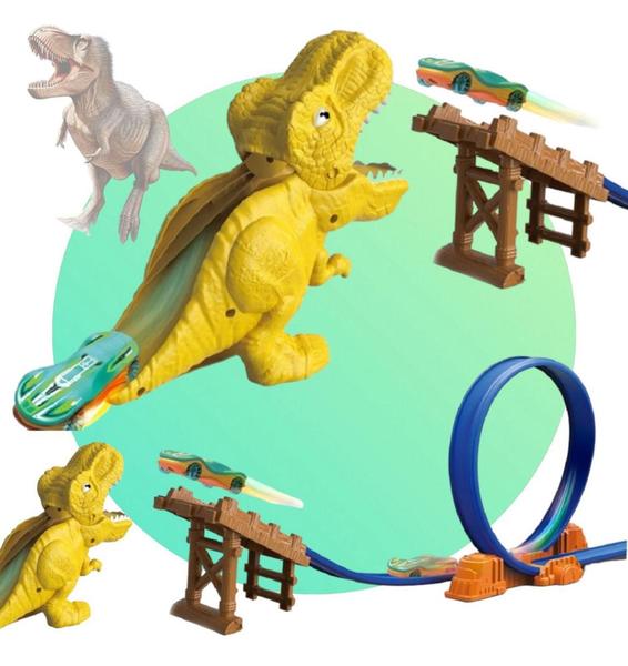 Imagem de Corrida Radical - Dinossauro, Pinta de carrinho com Dino - Cardoso Toys