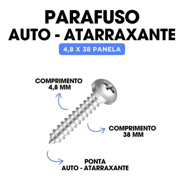 Imagem de Corrimão chato preto 1 metro com suporte e tampas de acabamento