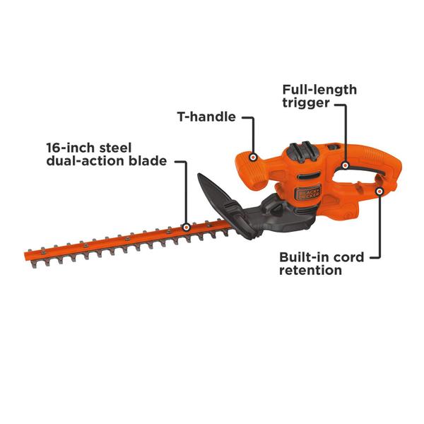 Imagem de Corta-sebes elétrico BLACK+DECKER BEHT100 40cm