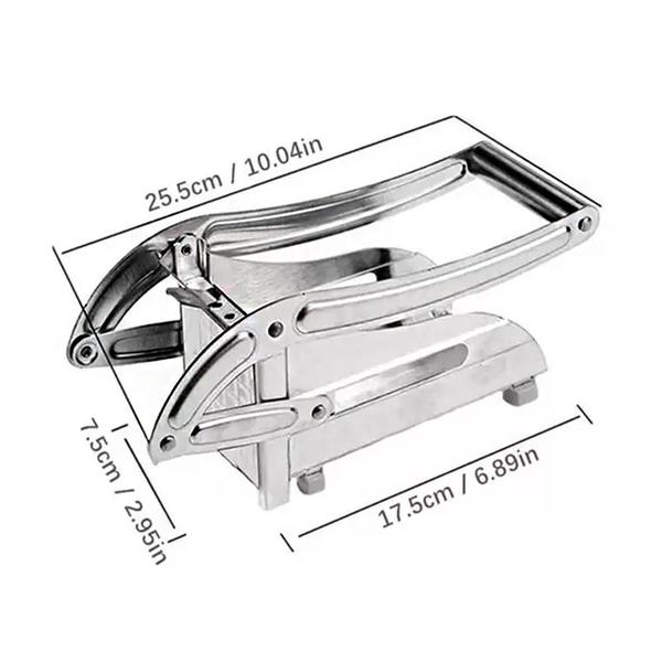 Imagem de Cortador Batata Frita Palito Fatiador Legumes Frutas Inox Industrial