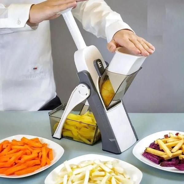 Cortador Batata Palito Processador Alimentos Ralador Legumes - Gomes store Imagem de Cortador Batata Palito Processador Alimentos Ralador Legumes