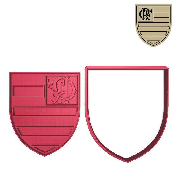 Imagem de Cortador Carimbo Futebol Time Flamengo Brasão