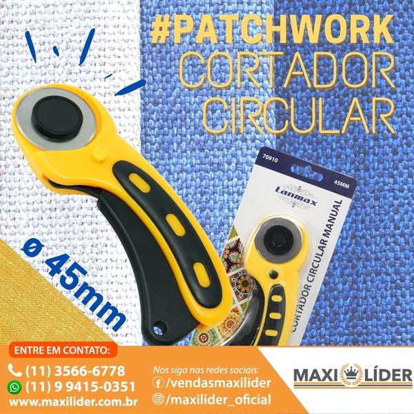 Imagem de Cortador Circular 45mm - Amarelo