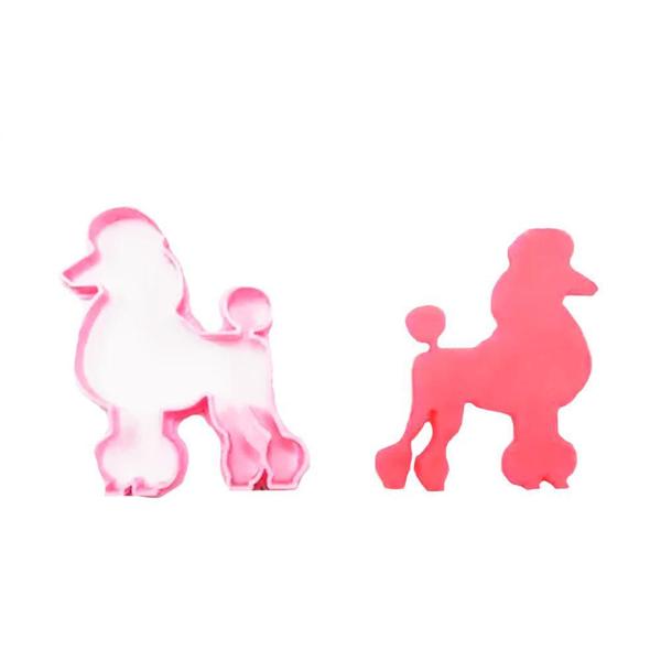 Cortador De Biscoito Poodle 8,5 Cm Plástico - Bluestar Imagem de Cortador De Biscoito Poodle 8,5 Cm Plástico