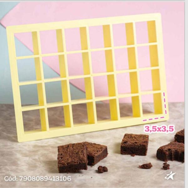 Cortador de brownie por ana brownie ii blue star Imagem de Cortador de brownie por ana brownie ii blue star