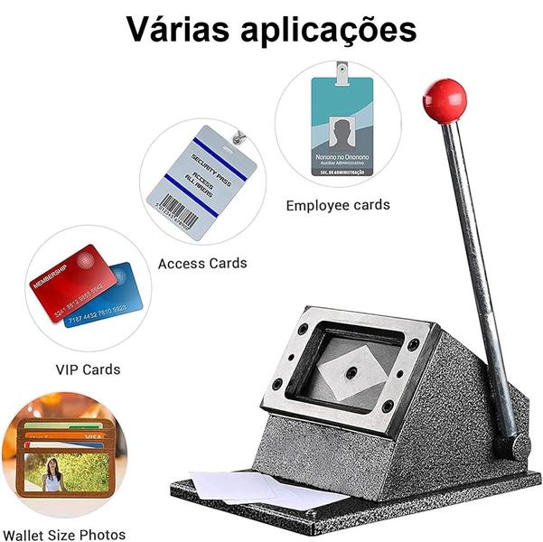 Imagem de Cortador De Cartão Pvc Para Crachás 54mmx86mm