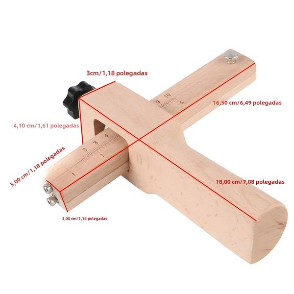 Imagem de Cortador de Couro Ajustável para Artesanato - Ferramenta Manual para Fazer Cintos