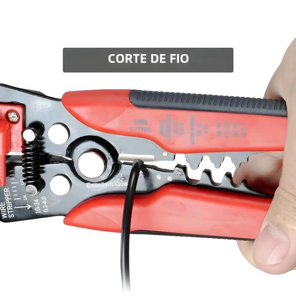 Imagem de Cortador De Descascador De Fio Automático 3 Em 1, Alicate Multiferramenta Para Ferramentas De Reparo