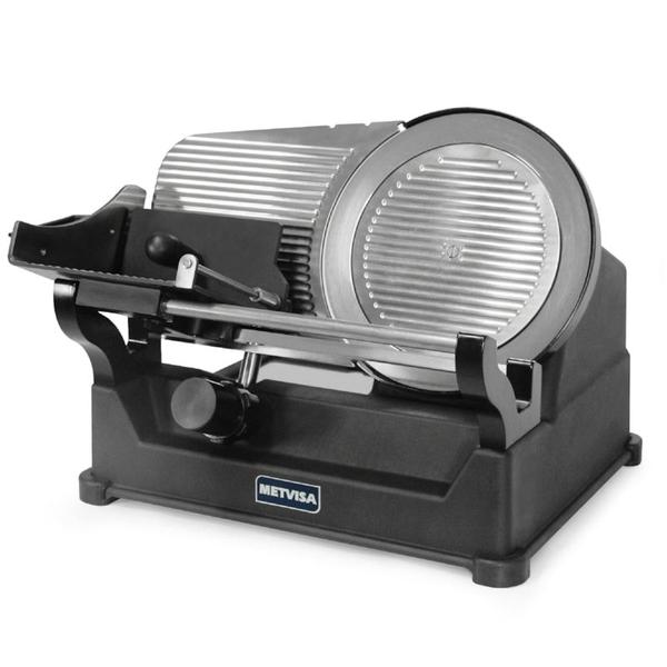 Cortador de Frios Inclinado Metvisa 300mm 0,33CV Profissional 110V - CFI300 Imagem de Cortador de Frios Inclinado Metvisa 300mm 0,33CV Profissional 110V - CFI300