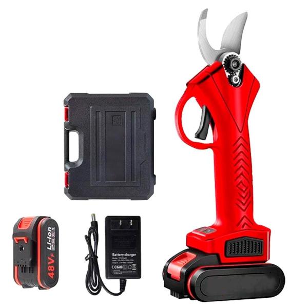 Cortador de Galhos Sem Fio Bivolt Tesoura Potente para Jardim - RELET Imagem de Cortador de Galhos Sem Fio Bivolt Tesoura Potente para Jardim