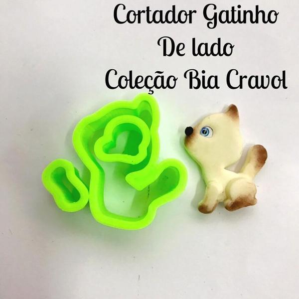 Imagem de Cortador de Gatinho de lado - coleção Bia Cravol