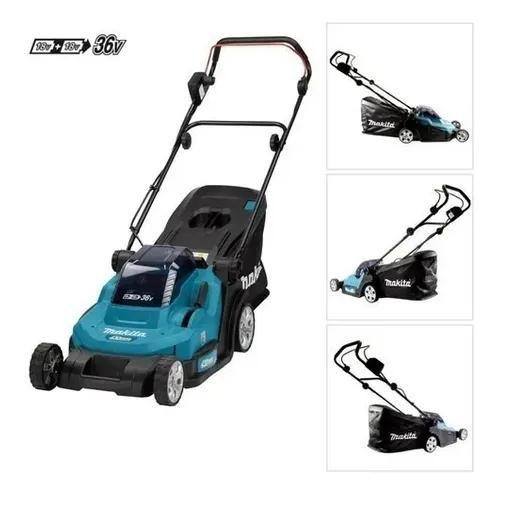 Cortador De Grama 2 Baterias 18v 6ah Makita Dlm432z Com Carregador Duplo Bivolt Imagem de Cortador De Grama 2 Baterias 18v 6ah Makita Dlm432z Com Carregador Duplo Bivolt