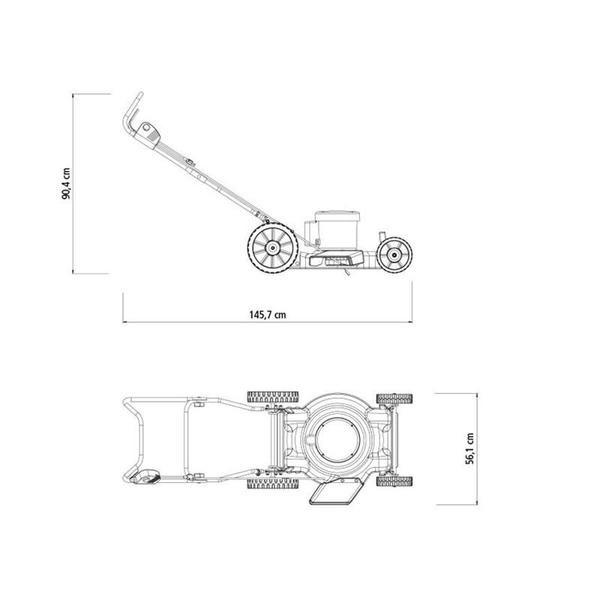 Imagem de Cortador de Grama Elétrico 450mm CE45M 2500W 127V - Tramontina