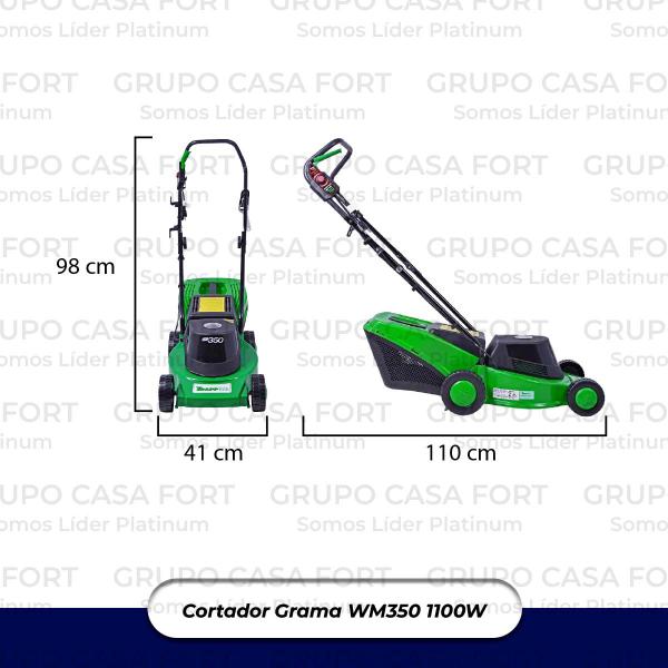 Imagem de Cortador De Grama  Mono Wm-350 C/ Recolhedor Trapp 1100w