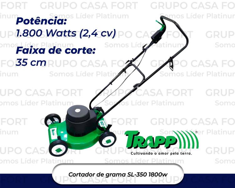 Imagem de Cortador De Grama Monofásico Sl-350 Trapp 1800w 1,5cv