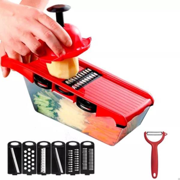 Cortador De Legumes E Verduras Inox - Zonne Imagem de Cortador De Legumes E Verduras Inox