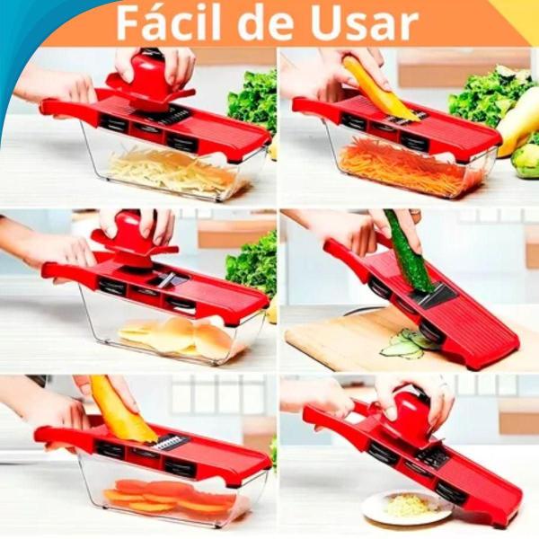 Cortador De Legumes E Verduras Inox - Zonne Imagem de Cortador De Legumes E Verduras Inox
