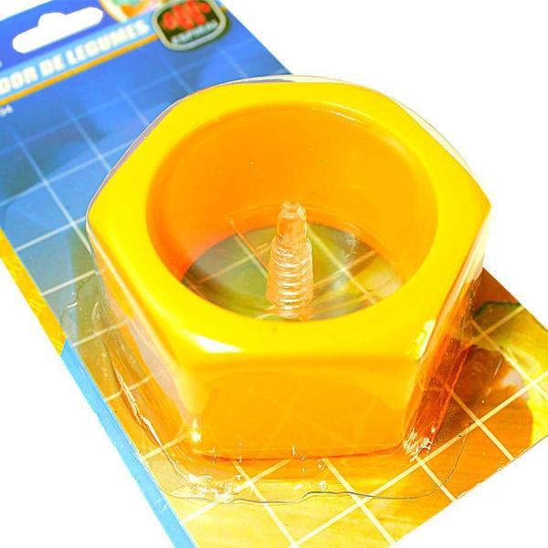 Cortador De Legumes Em Espiral Cor:Amarelo - 123 Útil Imagem de Cortador De Legumes Em Espiral Cor:Amarelo
