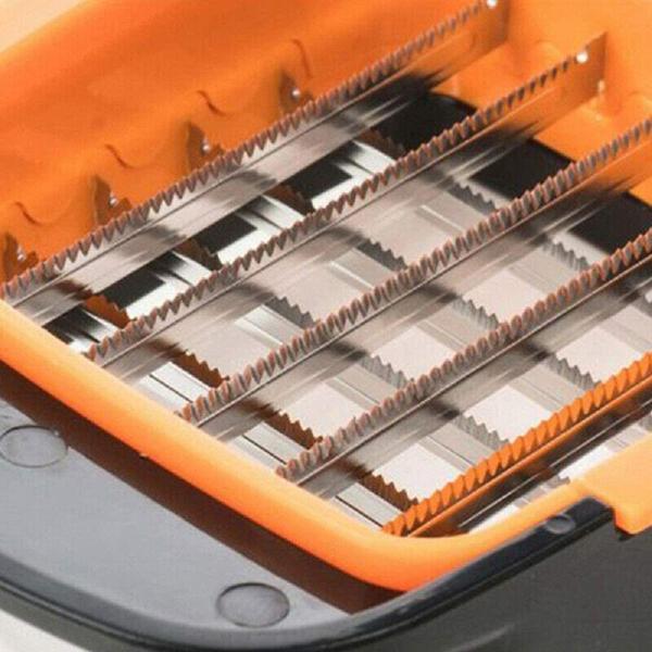 Cortador de Legumes Frutas Verduras 5 em 1 Nicer Dicer - Mundo Thata Imagem de Cortador de Legumes Frutas Verduras 5 em 1 Nicer Dicer