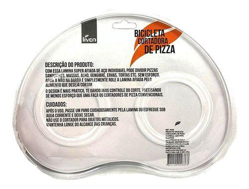 Imagem de Cortador De Pizza Formato De Bicicleta Bike Aço Inox Barato