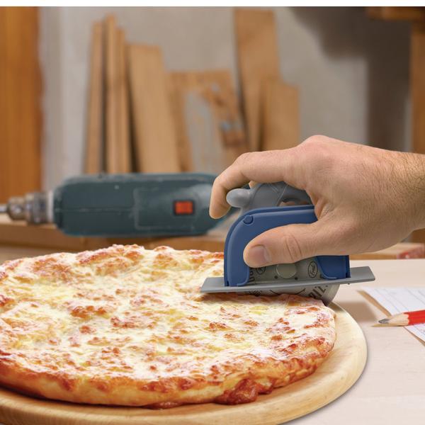 Cortador de pizza genuíno Fred PIZZA BOSS 3000, serra circular - Genuine Fred Imagem de Cortador de pizza genuíno Fred PIZZA BOSS 3000, serra circular