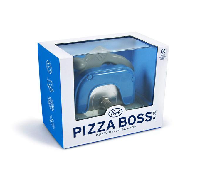 Cortador de pizza genuíno Fred PIZZA BOSS 3000, serra circular - Genuine Fred Imagem de Cortador de pizza genuíno Fred PIZZA BOSS 3000, serra circular