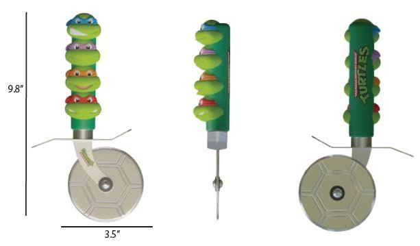 Imagem de Cortador de pizza Teenage Mutant Ninja Turtles TMNT Nickelodeon