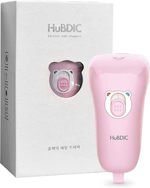 Imagem de Cortador de unhas para bebês elétrico HubDic HubiBaby Safe Pink