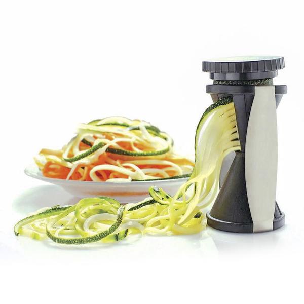 Cortador de vegetais espiral Ningbo Julienne 13x7x7cm preto Imagem de Cortador de vegetais espiral Ningbo Julienne 13x7x7cm preto