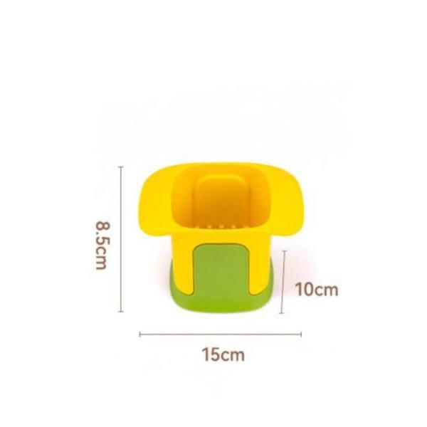 Imagem de Cortador de vegetais Wokex multifuncional prensado à mão amarelo