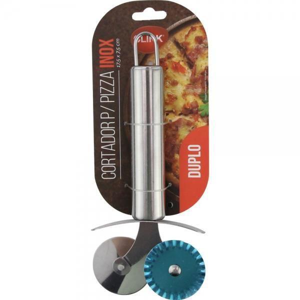 Imagem de Cortador Duplo Para Pizza E Pastel Inox - Clink