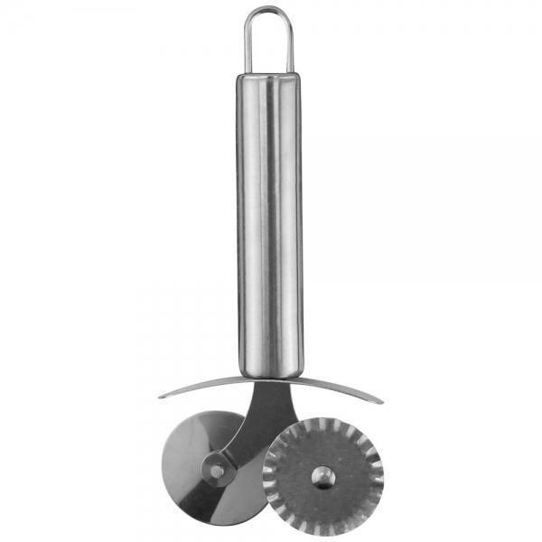 Cortador Duplo Para Pizza E Pastel Inox - Clink Imagem de Cortador Duplo Para Pizza E Pastel Inox - Clink