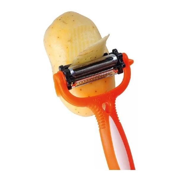 Cortador e Descascador de Legumes 3 Em 1 - Hauskraft - HAÜSKRAFT Imagem de Cortador e Descascador de Legumes 3 Em 1 - Hauskraft