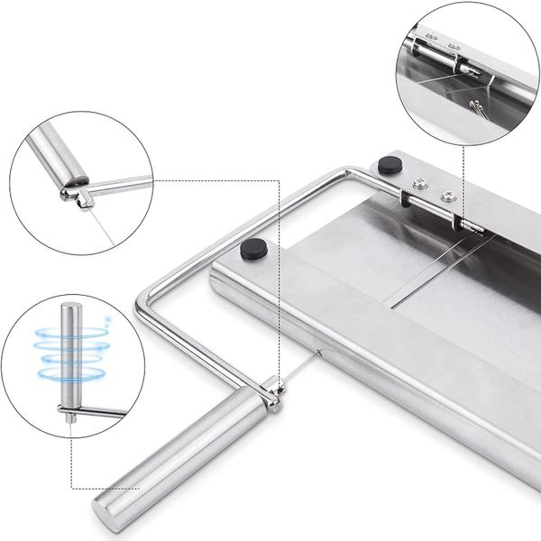 Imagem de Cortador E Fatiador De Queijo A Fio Inox - Mimo Style