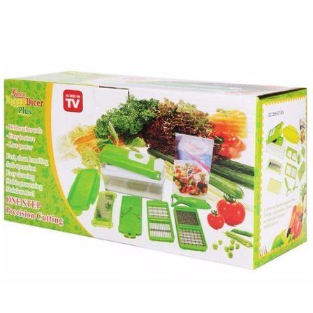 Imagem de Cortador E Fatiador Legumes Verduras Frutas Nicer Dicer