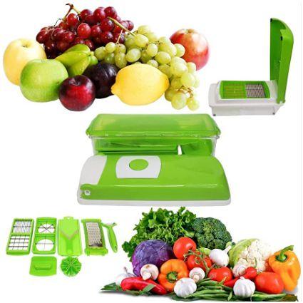 Imagem de Cortador E Fatiador Legumes Verduras Frutas Nicer Dicer