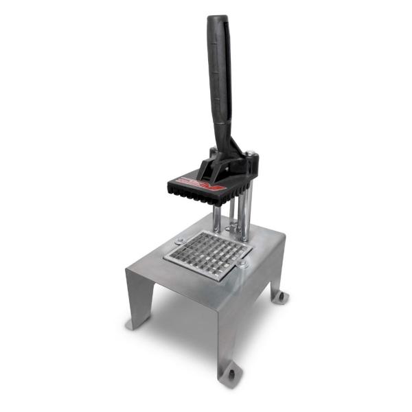 Cortador e Picador de Legumes e Batata Industrial Pequeno Mesa Inox Vitalex Imagem de Cortador e Picador de Legumes e Batata Industrial Pequeno Mesa Inox Vitalex