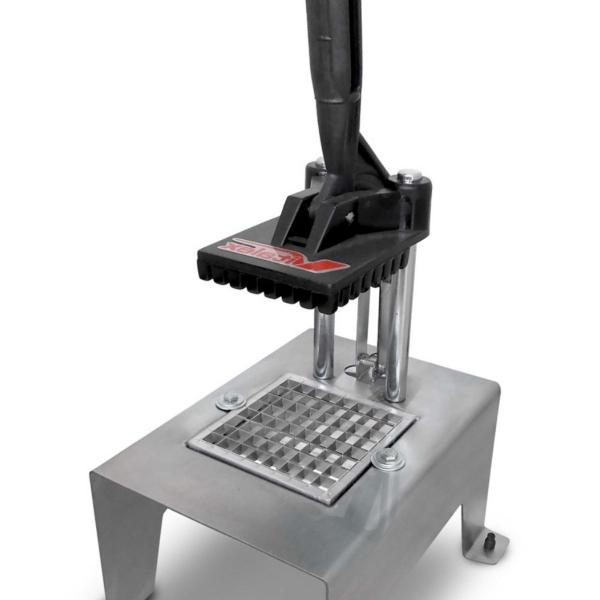 Cortador e Picador de Legumes e Batata Industrial Pequeno Mesa Inox Vitalex Imagem de Cortador e Picador de Legumes e Batata Industrial Pequeno Mesa Inox Vitalex