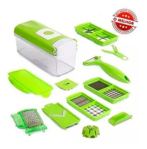 Imagem de Cortador Fatiador Legumes Nicer Dicer Plus Com Fatiador Mandolim